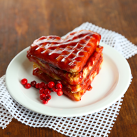 Heart-Shaped Waffles